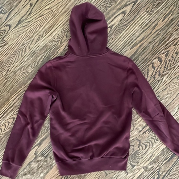 Mean wine color hooded sweat jacket - Picture 3 of 5